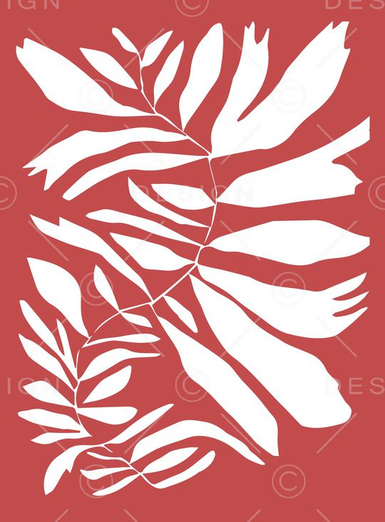 绿植树叶印花华亿平台图片