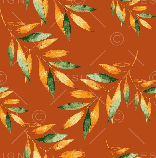 绿植树叶印花华亿平台图片