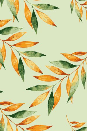 绿植树叶印花华亿平台图片