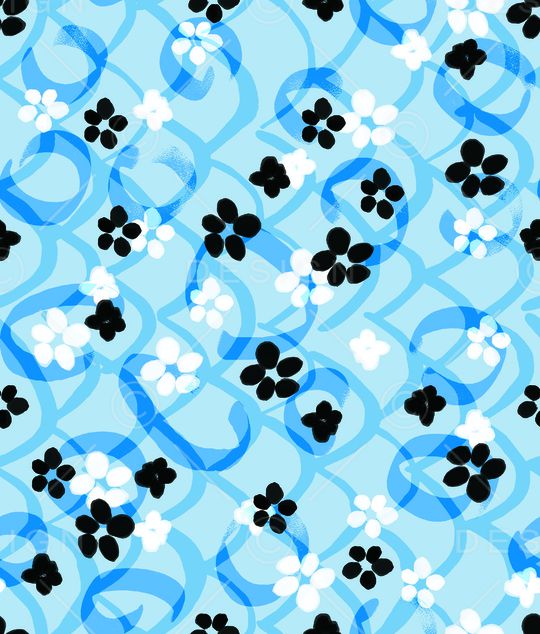 连衣裙印花华亿平台图片