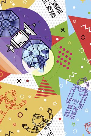 几何印花华亿平台图片