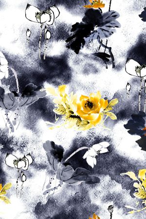 荷花印花华亿平台图片