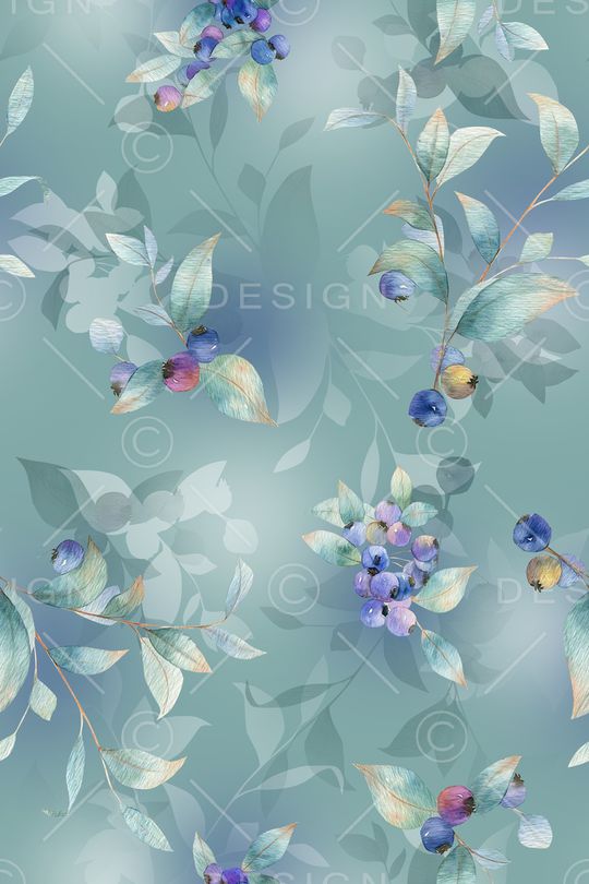 绿植树叶印花华亿平台图片