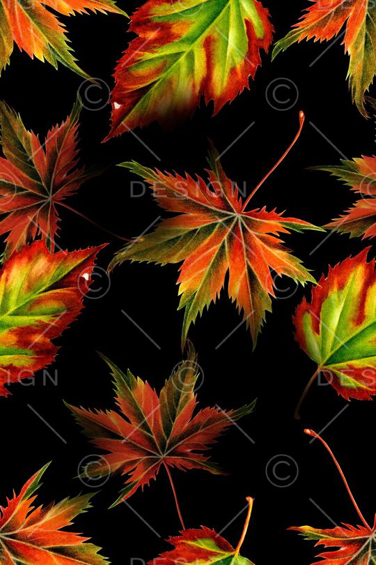 绿植树叶印花华亿平台图片