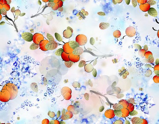 水果印花华亿平台图片