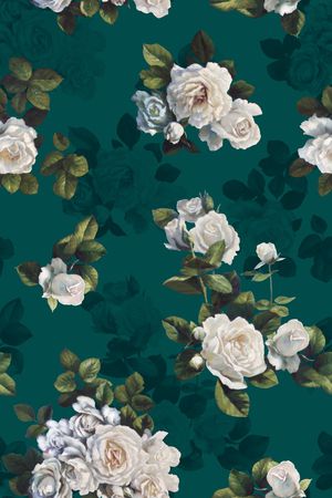 复古印花华亿平台图片