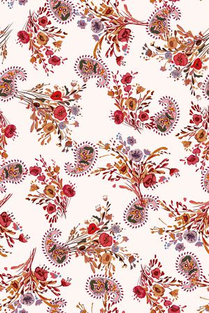 佩斯利印花华亿平台图片