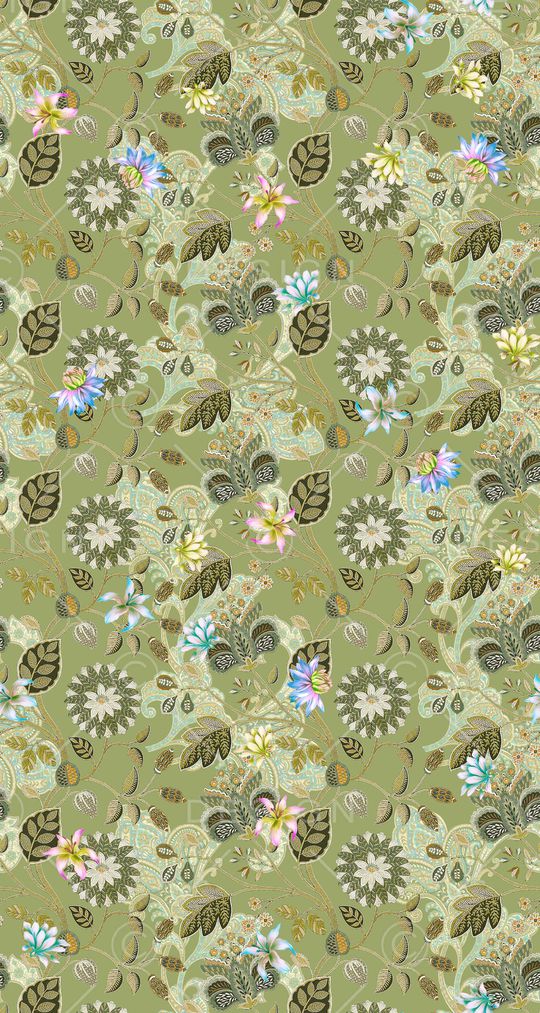 佩斯利印花华亿平台图片