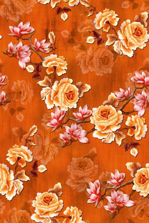 中国风印花华亿平台图片