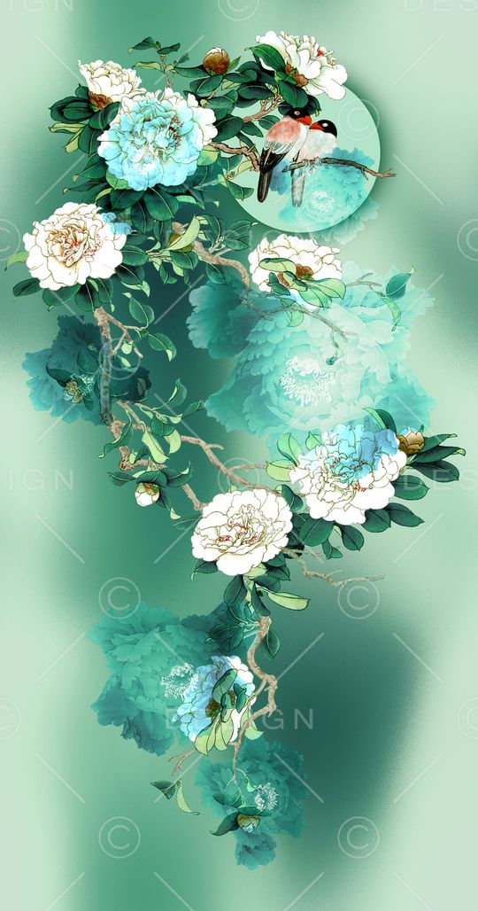 荷花印花华亿平台图片