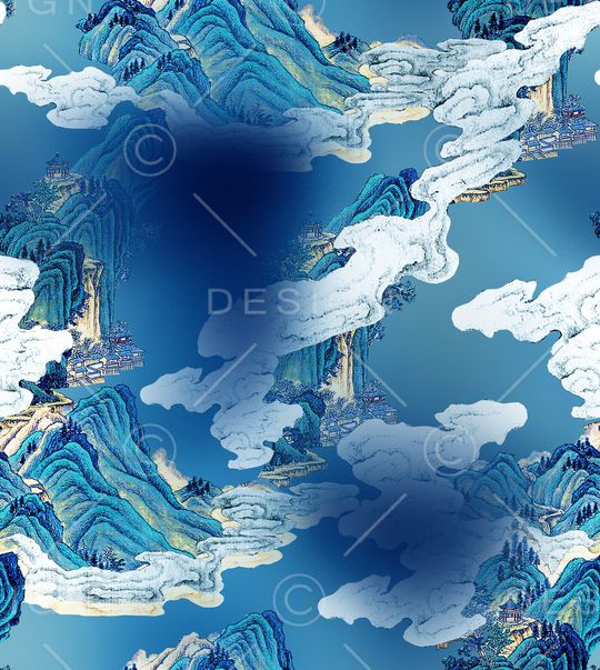 祥云印花华亿平台图片