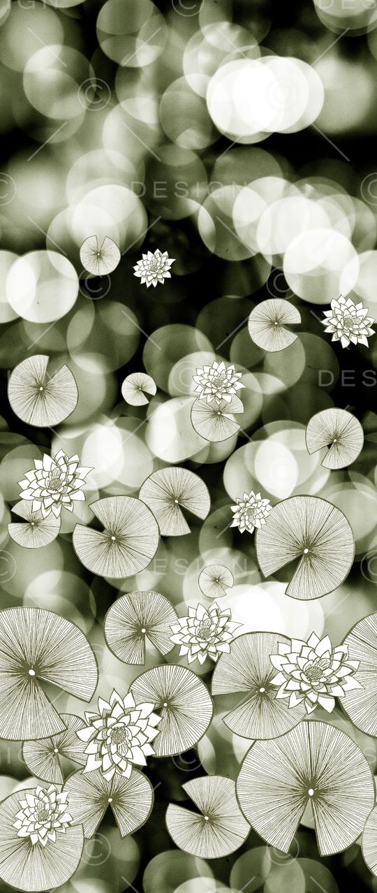 荷花印花华亿平台图片