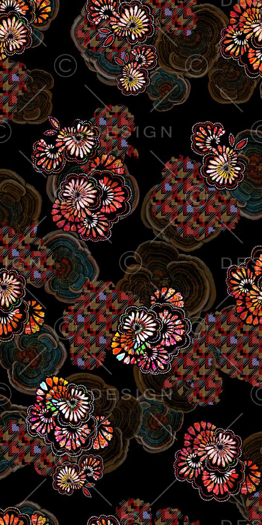 曼陀罗印花华亿平台图片