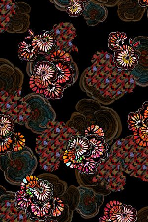 曼陀罗印花华亿平台图片