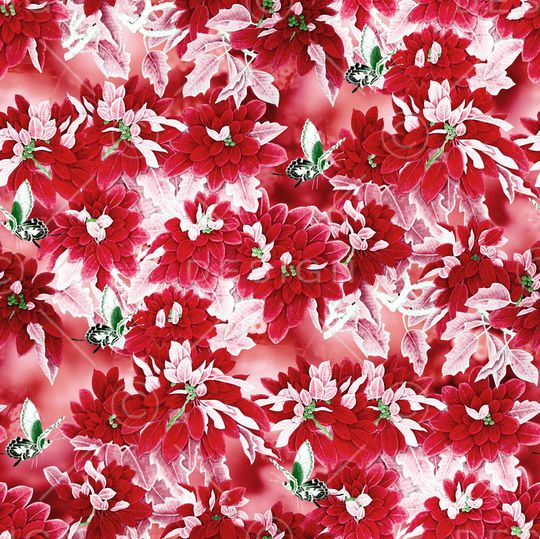 青花瓷印花华亿平台图片