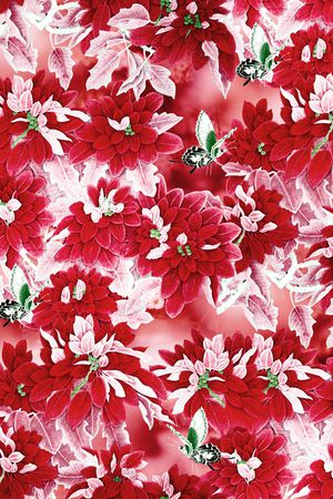 青花瓷印花华亿平台图片