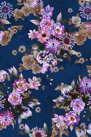 绿植树叶印花华亿平台图片