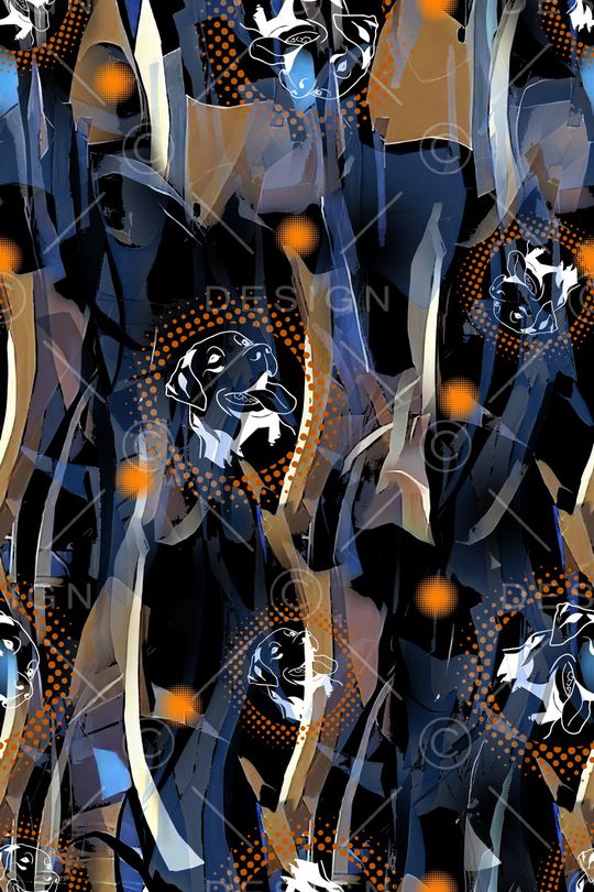 动物花卉印花华亿平台图片