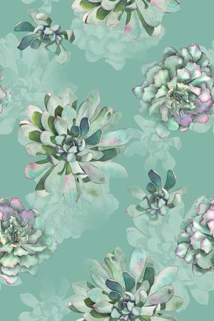 绿植树叶印花华亿平台图片