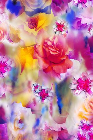 水彩印花华亿平台图片