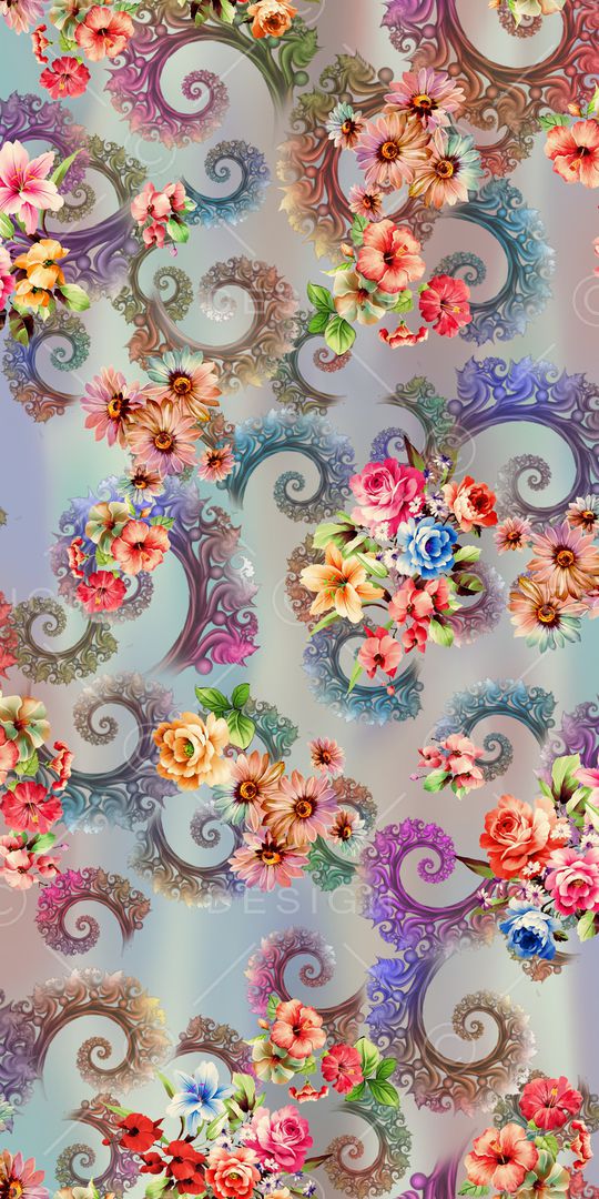 定位花印花华亿平台图片