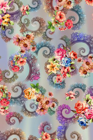 定位花印花华亿平台图片