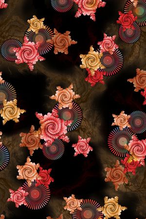 定位花印花华亿平台图片