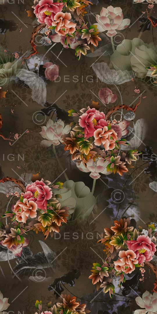 定位花印花华亿平台图片