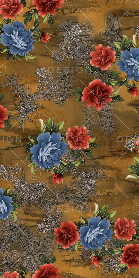 定位花印花华亿平台图片