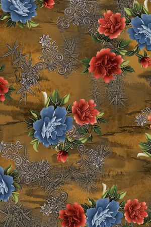 定位花印花华亿平台图片