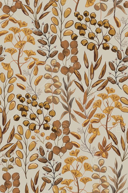 绿植树叶印花华亿平台图片