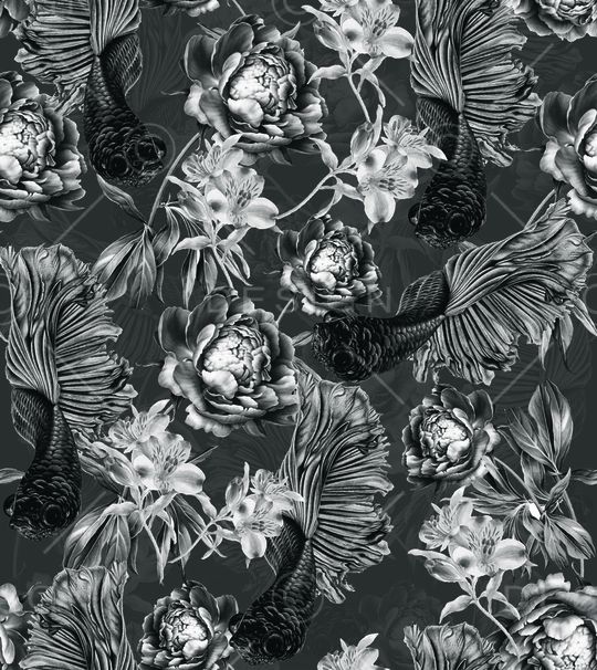 绿植树叶印花华亿平台图片