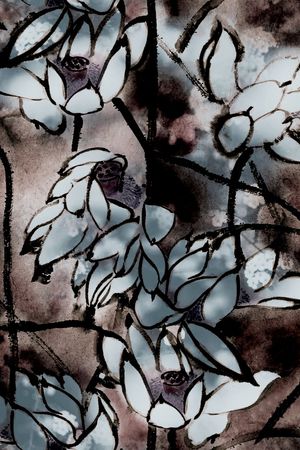 荷花印花华亿平台图片