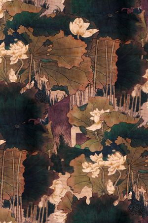 荷花印花华亿平台图片