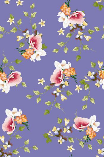 绿植树叶印花华亿平台图片