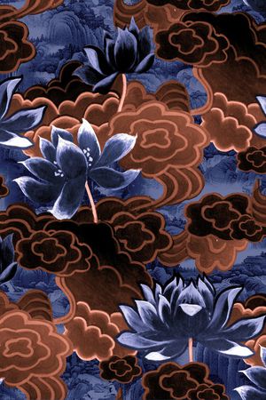 荷花印花华亿平台图片