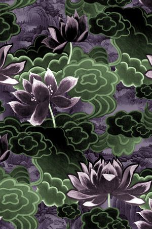 荷花印花华亿平台图片