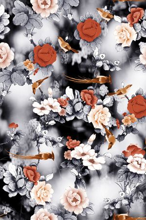 香云纱印花华亿平台图片