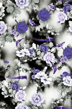 荷花印花华亿平台图片