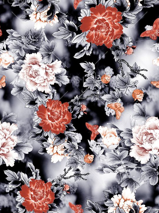 荷花印花华亿平台图片