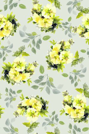 绿植树叶印花华亿平台图片