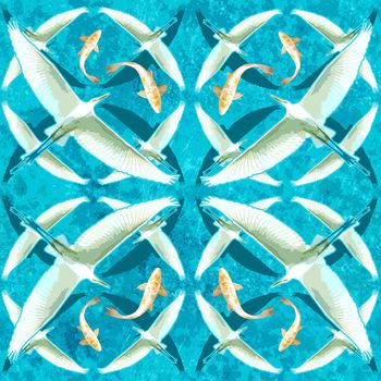 鸟印花华亿平台图片