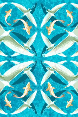 鸟印花华亿平台图片