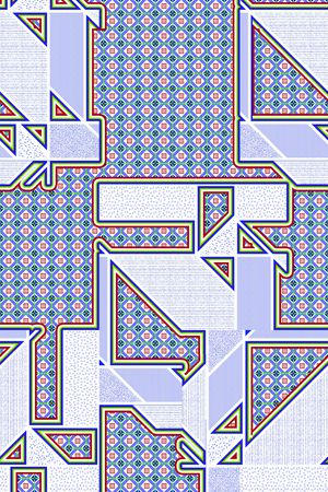 几何印花华亿平台图片