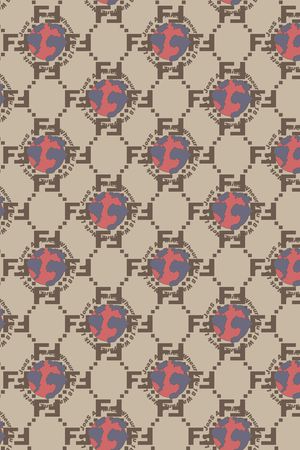 几何印花华亿平台图片