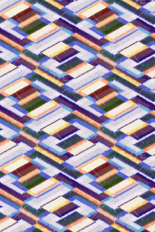 几何印花华亿平台图片