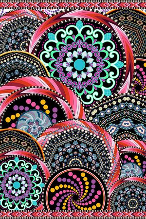 民族风印花华亿平台图片