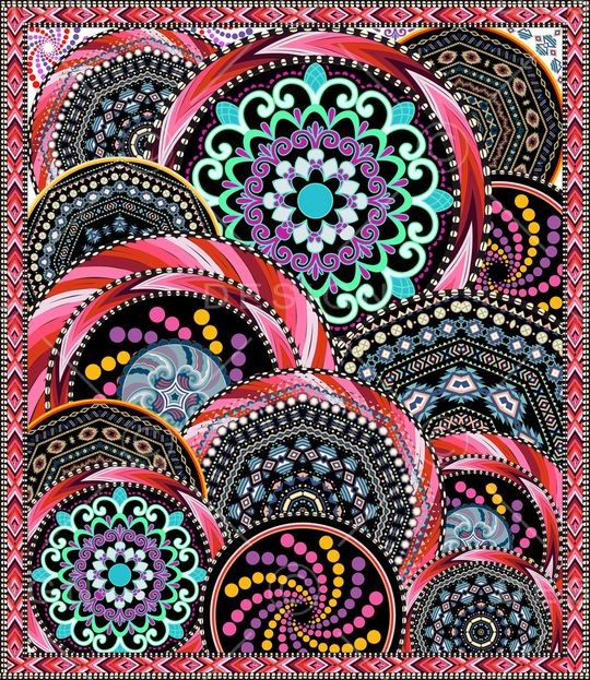 民族风印花华亿平台图片