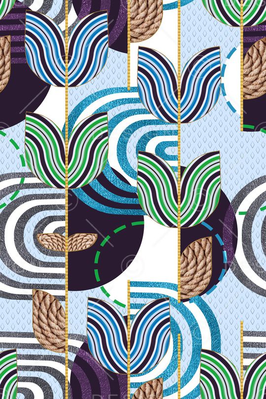 几何印花华亿平台图片