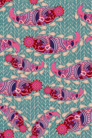 植物小碎花印花华亿平台图片